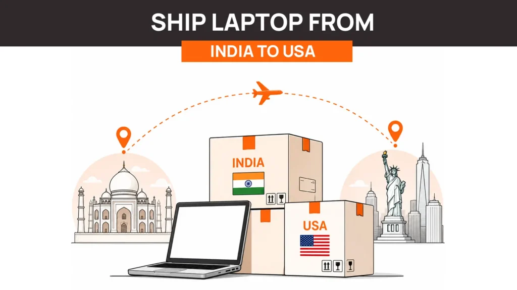 How to Ship a Laptop From India to the USA (2026 Rules, Costs & Customs)