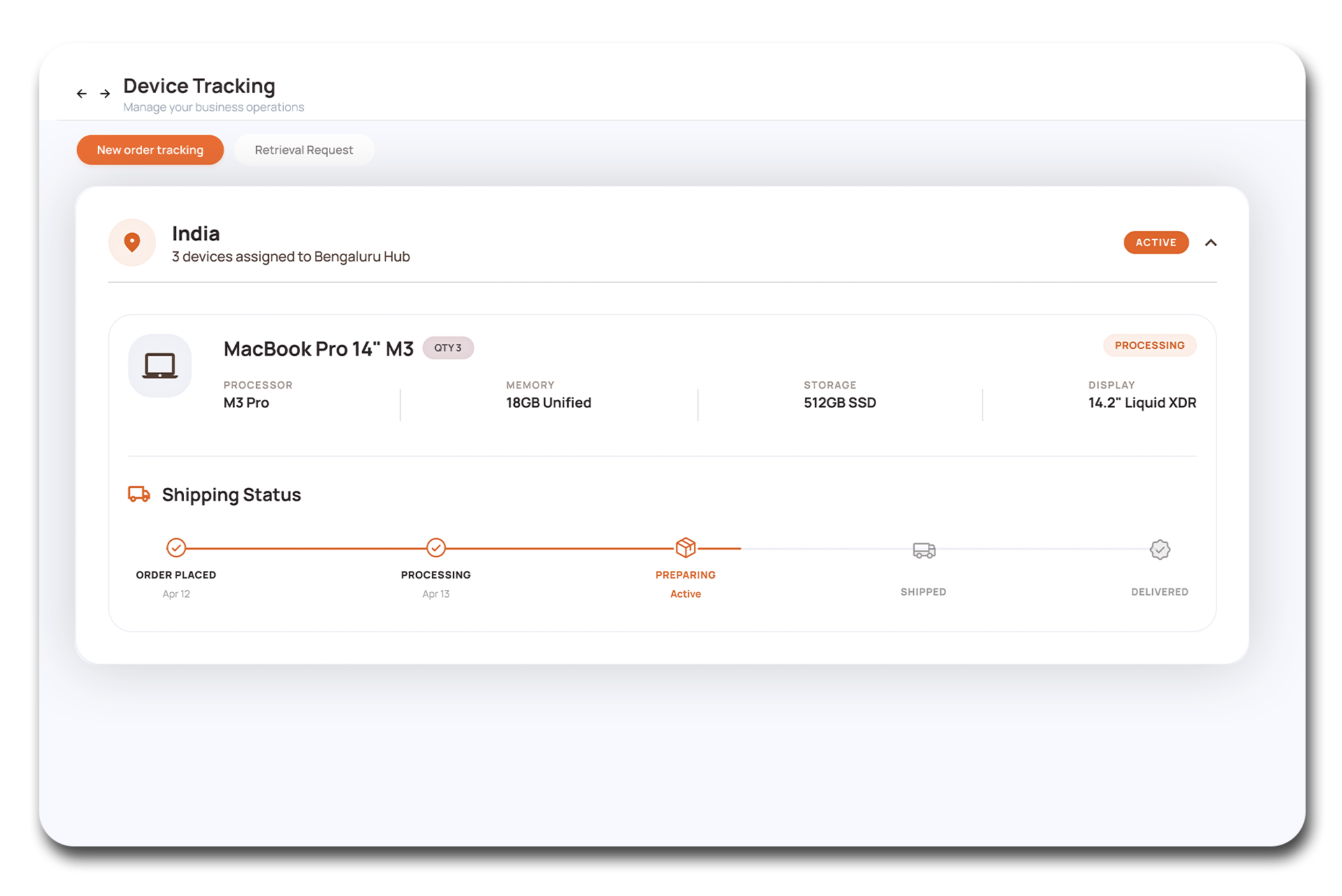 Asset Tracking & Management