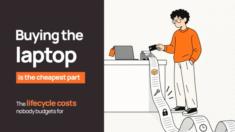 Buying the laptop is still the cheapest option - Remoasset