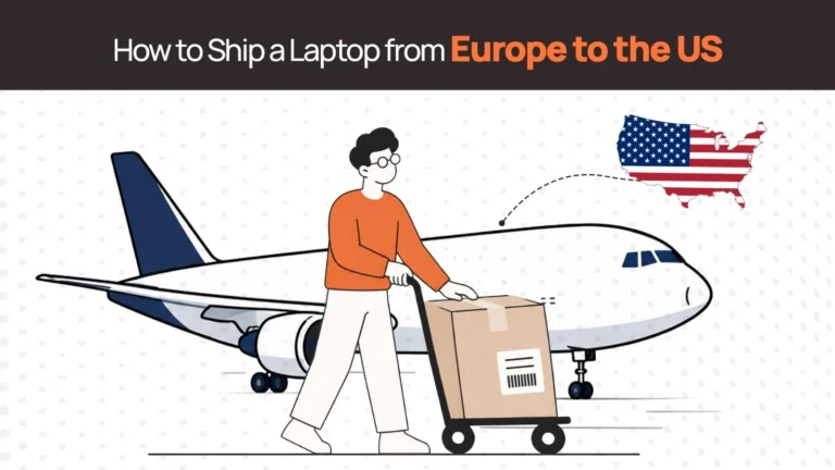 Ship a laptop from Europe to the US - Remoasset